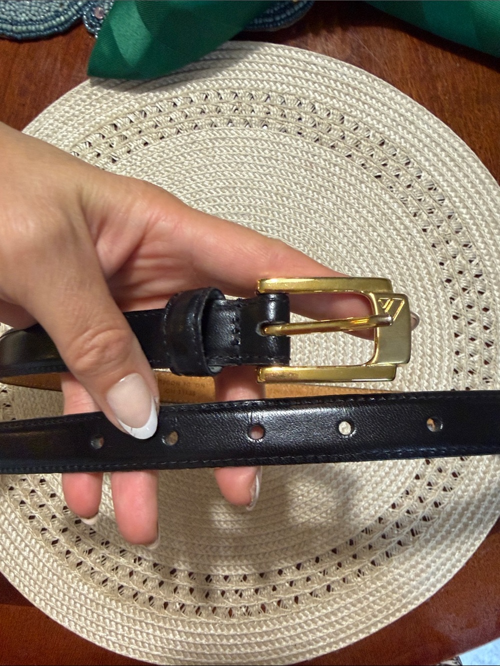 Vintage 1990 Liz Claiborne leather belt